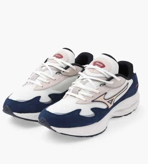 Mizuno Wave Rider Beta Snow White Shifting Sand Insignia Blue