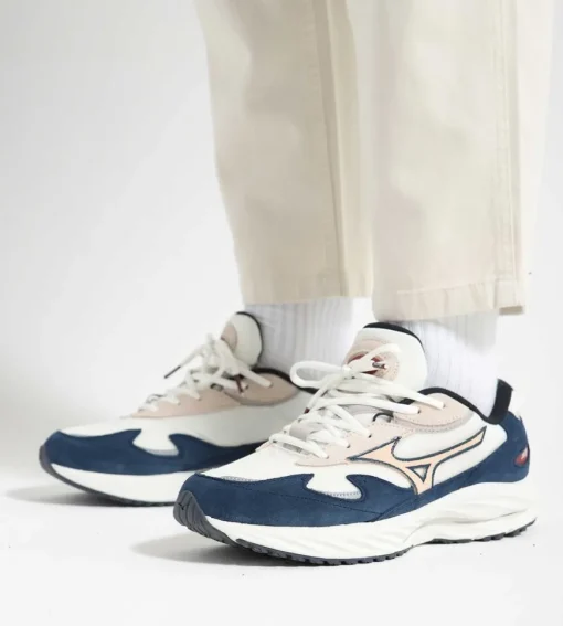 Mizuno Wave Rider Beta Snow White Shifting Sand Insignia Blue