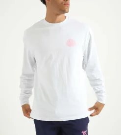 New Amsterdam Logo Longsleeve White