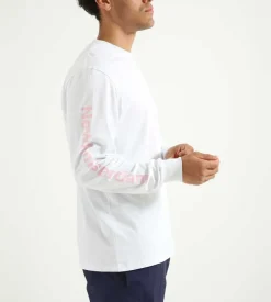 New Amsterdam Logo Longsleeve White