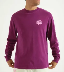 New Amsterdam Surf Association Logo Longsleeve Purple