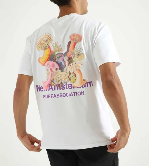 New Amsterdam Surf Association Anemone Tee White