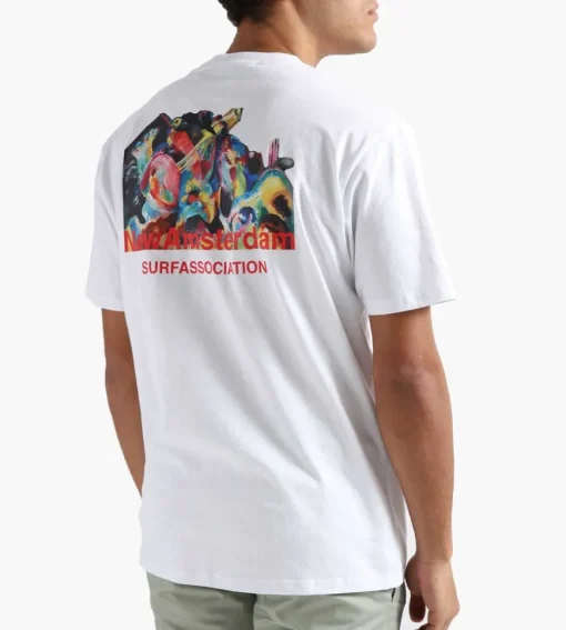 New Amsterdam Surf Association Flood Tee White