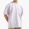 New Amsterdam Surf Association Wax Tee Lilac Stripe