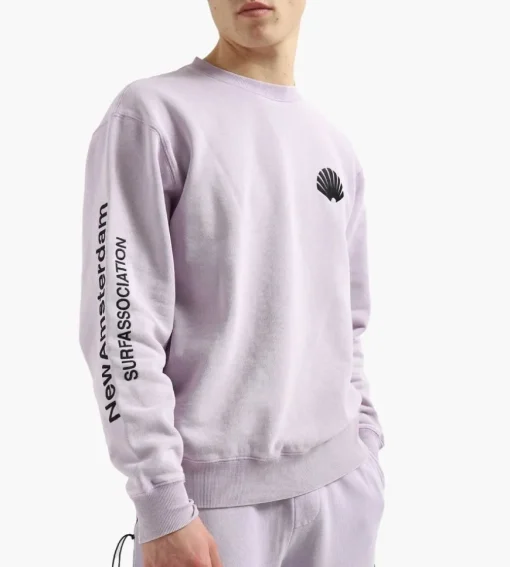 New Amsterdam Surf Association Logo Sweat Lilac