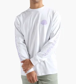 New Amsterdam Surf Association Logo Longsleeve White