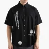 New Amsterdam Surf Association Beach Shirt Shortsleeve Black Logo