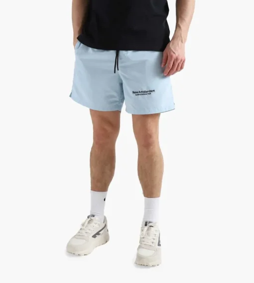 New Amsterdam Surf Association Logo Board Short Baby Blue