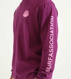 New Amsterdam Surf Association Logo Longsleeve Purple