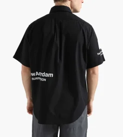 New Amsterdam Surf Association Beach Shirt Shortsleeve Black Logo