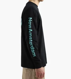 New Amsterdam Surf Association Logo Longsleeve Black