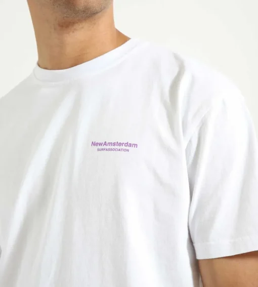 New Amsterdam Surf Association Anemone Tee White