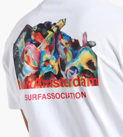 New Amsterdam Surf Association Flood Tee White