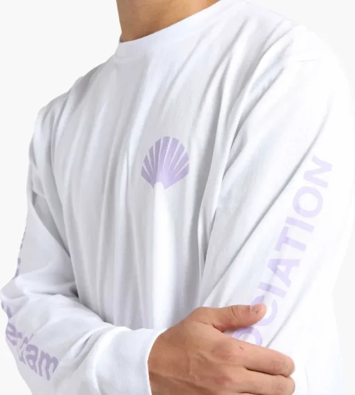 New Amsterdam Surf Association Logo Longsleeve White