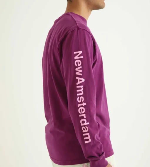 New Amsterdam Surf Association Logo Longsleeve Purple