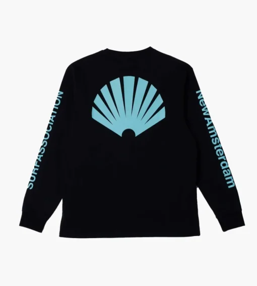 New Amsterdam Surf Association Logo Longsleeve Black