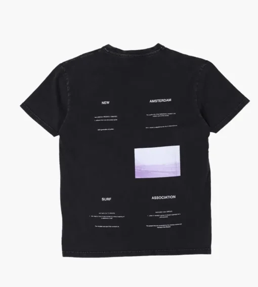 New Amsterdam Surf Association Explain Tee Black