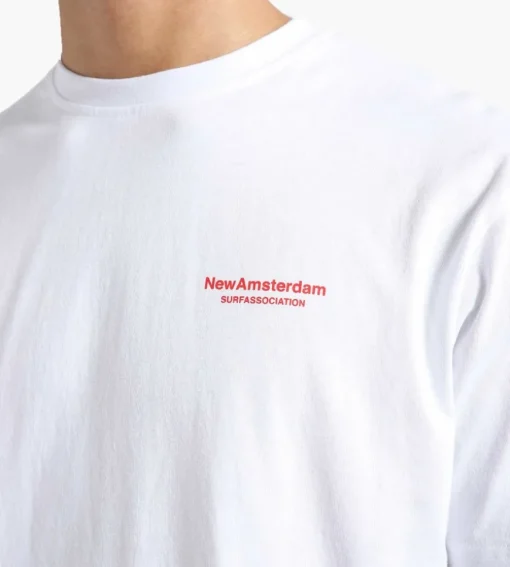 New Amsterdam Surf Association Flood Tee White