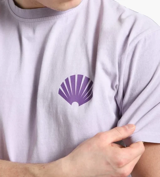 New Amsterdam Surf Association Logo Tee Lilac
