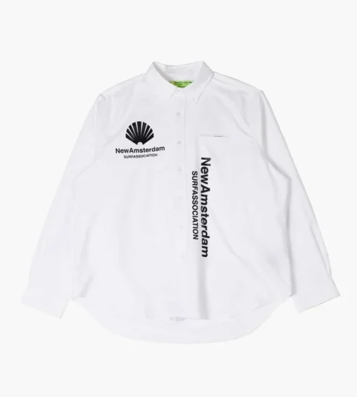 New Amsterdam Surf Association Beach Shirt Logo