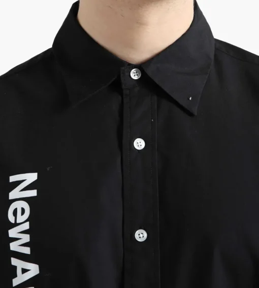 New Amsterdam Surf Association Beach Shirt Shortsleeve Black Logo