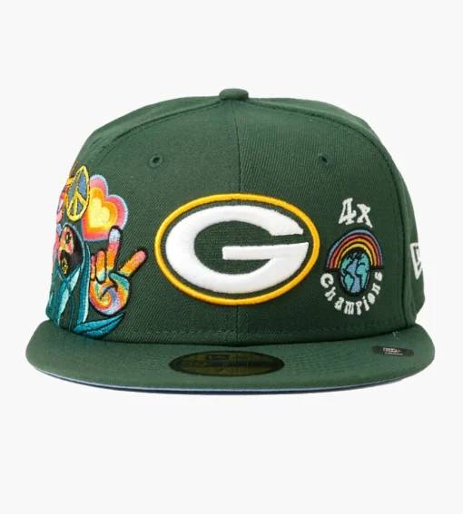 New Era 59Fifty Groovy 12420 Green Bay Packers
