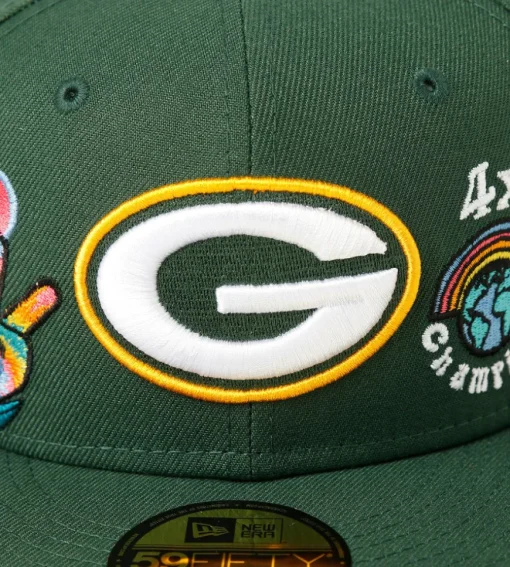 New Era 59Fifty Groovy 12420 Green Bay Packers
