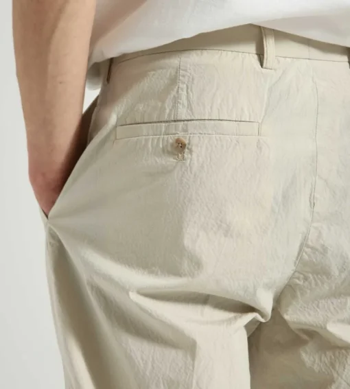 Nn07 Fritz Pleated Trousers 1062 Khaki Beige