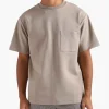 Nn07 Nat Pocket Tee 3457 Greige