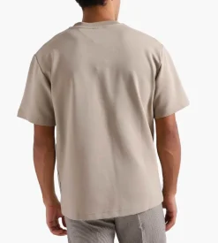 Nn07 Nat Pocket Tee 3457 Greige