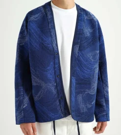 Nn07 X Byborre Cameron Kimono 3469 Deep Blue
