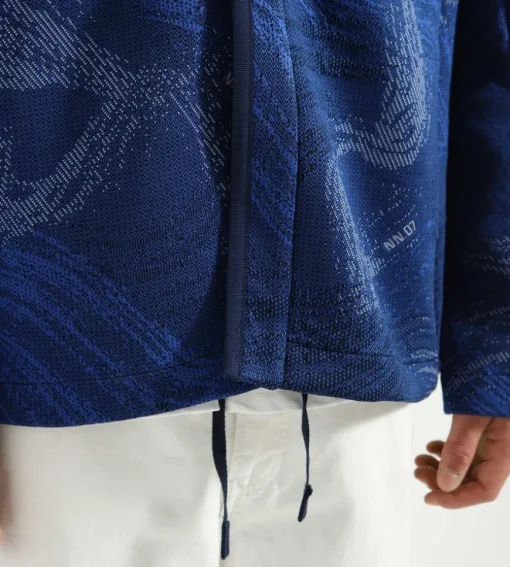 Nn07 X Byborre Cameron Kimono 3469 Deep Blue