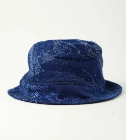 Nn07 X Byborre Henri Bucket Hat 3469 Deep Blue