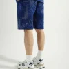 Nn07 X Byborre Slake Shorts 3468 Azure Blue