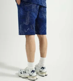 Nn07 X Byborre Slake Shorts 3468 Azure Blue