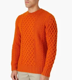 Norse Projects Arild Cable Burnt Orange
