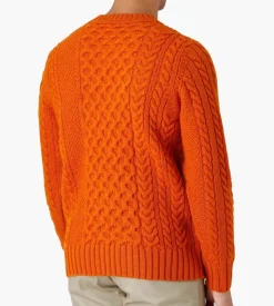 Norse Projects Arild Cable Burnt Orange