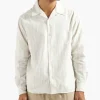 Norse Projects Carsten Stripe Shirt Marble White