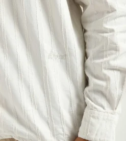 Norse Projects Carsten Stripe Shirt Marble White