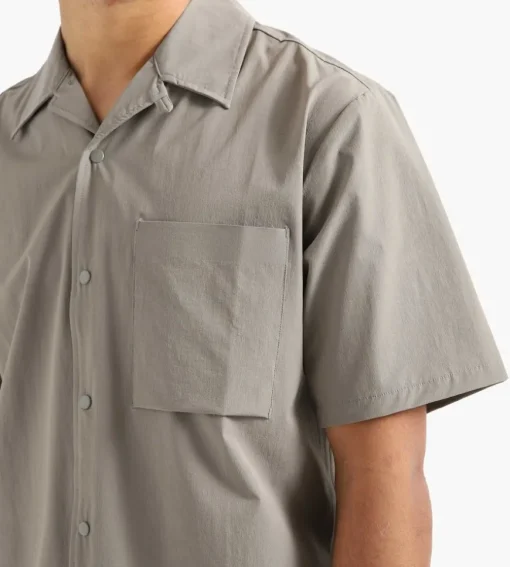 Norse Projects Carsten Travel Light Shirt Concrete Grey