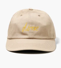Norse Projects Chainstitch Logo Twill Cap Utility Khaki