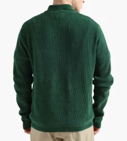 Norse Projects Erik Chenille Jacket Bottle Green