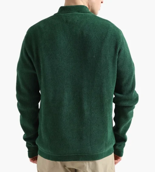 Norse Projects Erik Chenille Jacket Bottle Green
