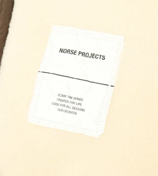 Norse Projects Gunner Fleece Scarf Ecru