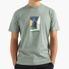 Norse Projects Johannes Collage Tee Dried Sage Green