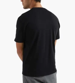 Norse Projects Johannes Chain Stitch Logo Tee Black