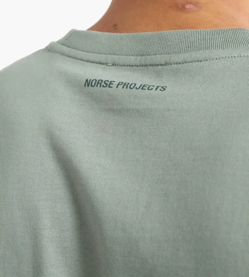 Norse Projects Johannes Collage Tee Dried Sage Green