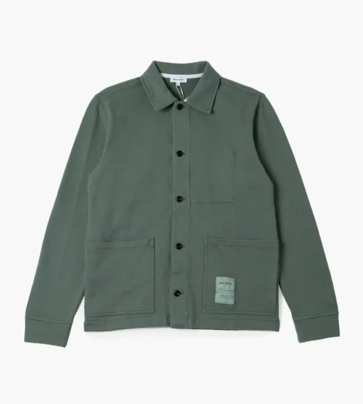 Norse Projects Jorn Tab Series Overshirt Dried Sage Green