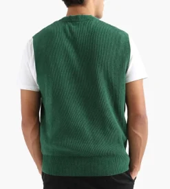 Norse Projects Manfred Chenille Vest Bottle Green