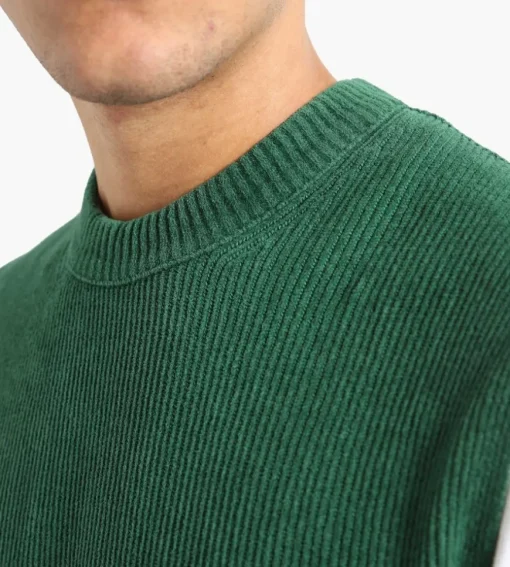 Norse Projects Manfred Chenille Vest Bottle Green